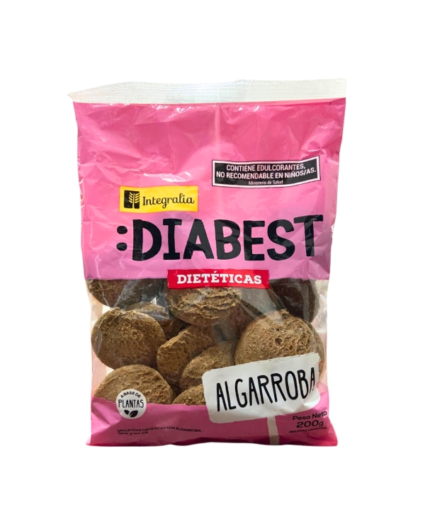 Producto - GALLETITAS SIN AZÚCAR SABOR ALGARROBA DIABEST 200G