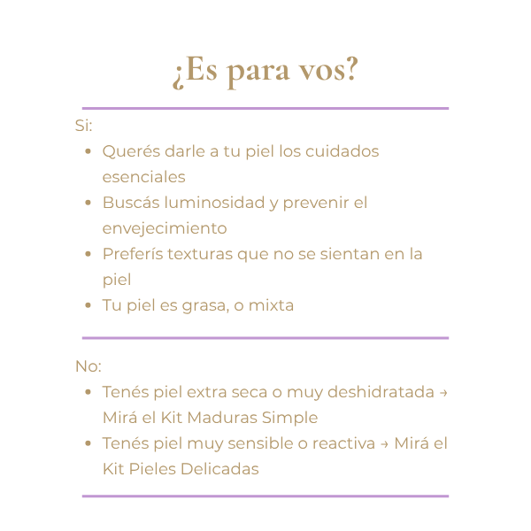 Producto - Kit Esenciales Simple - 1