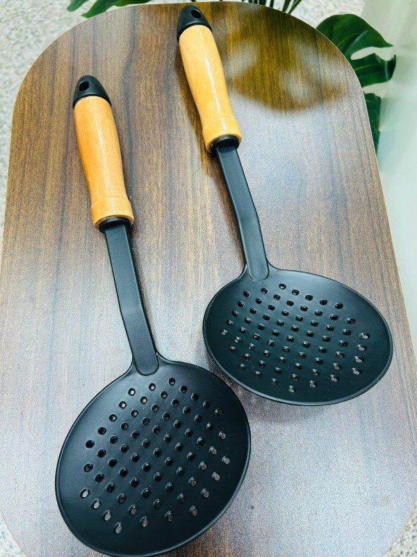 Producto - Espumadera teflón mango madera