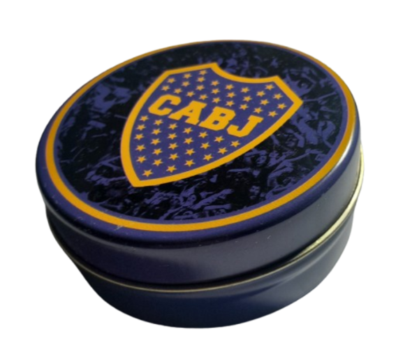 Producto - Lata litografiada Multiuso Con Licencia Boca Juniors
