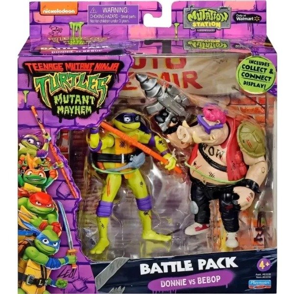 Producto - PRE-VENTA Teenage Mutant Ninja Turtles Caos Mutante Donatello vs Bebop