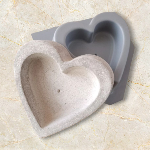 Producto - Molde termoformado cuenco corazón 10x10x3