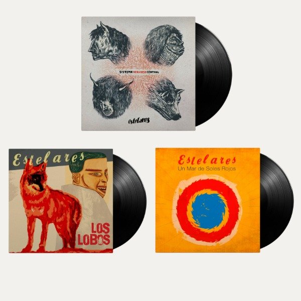 Producto - Combo ESTELAR - Sistema Nervioso Central + Los Lobos + Un mar de soles rojos