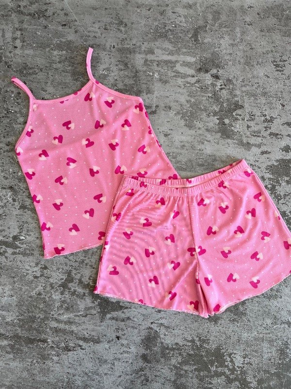 Producto - PIJAMA CORTO MORLEY CORAZÓN