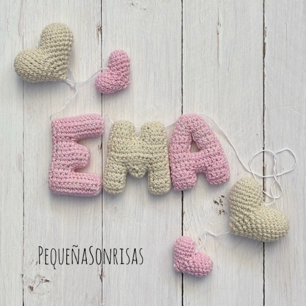 Producto - Cartel de 3 Letras con 4 adornos