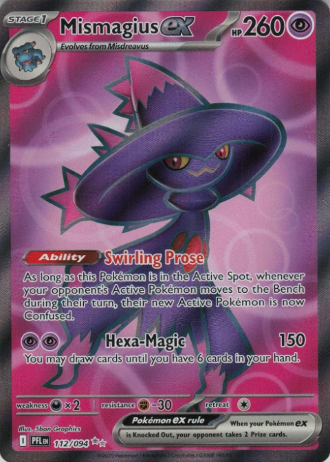 Producto - Mismagius ex (112/094) [Mega Evolution: Phantasmal Flames]