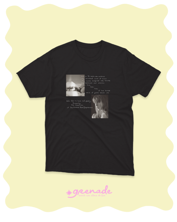 Remera "the tortured poets department"