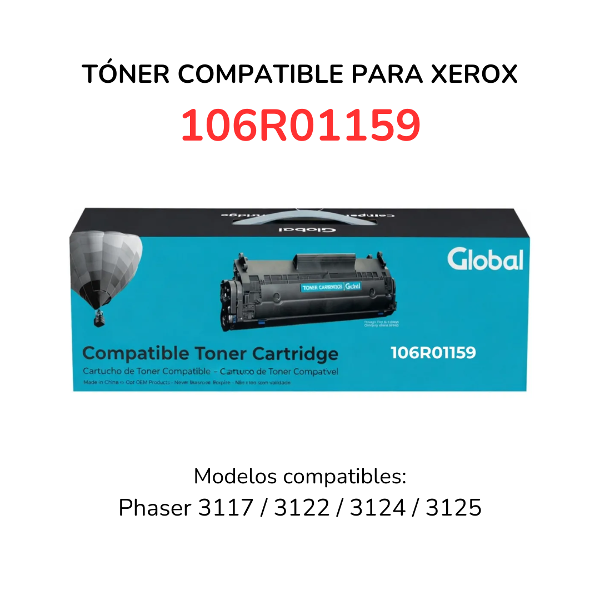 Producto - Tóner compatible con Xerox - 106R01159