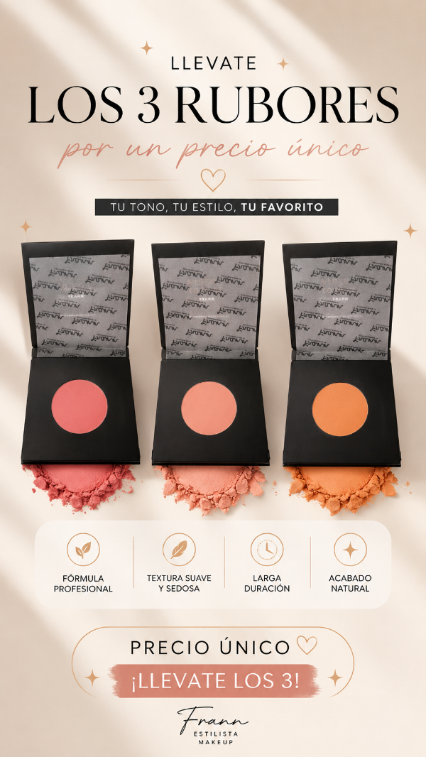 Producto - LLEVATE LOS 3 RUBORES POR UN PRECIO ÚNICO - 1
