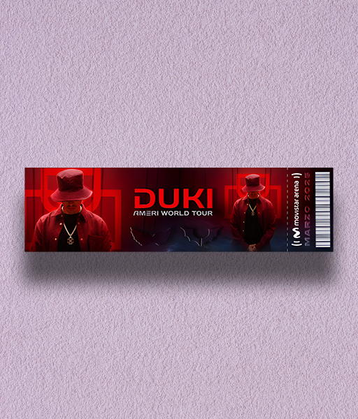 Producto - ENTRADAS DUKI - AMERI world tour