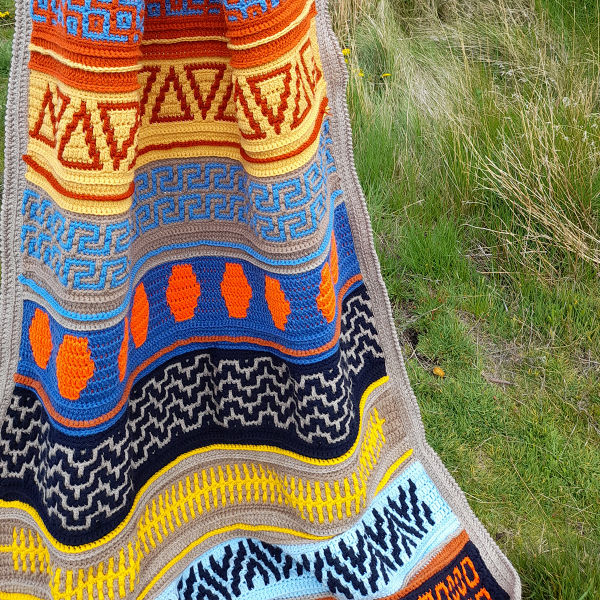 Producto - Manta Geometría Telurica