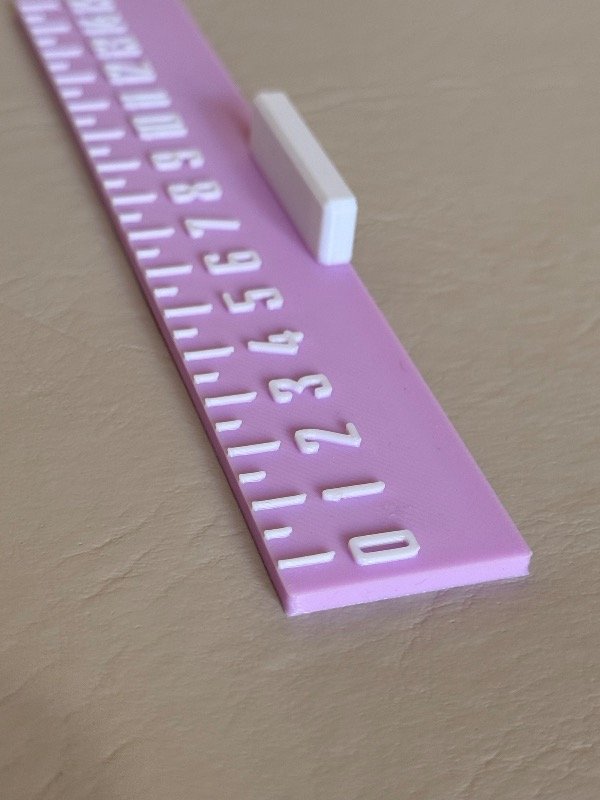 Producto - Regla con numeración ampliada y agarre - 4