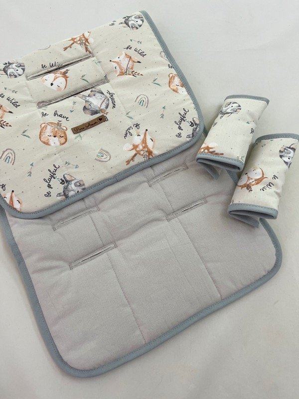 Producto - Colchoncito animales indios beige