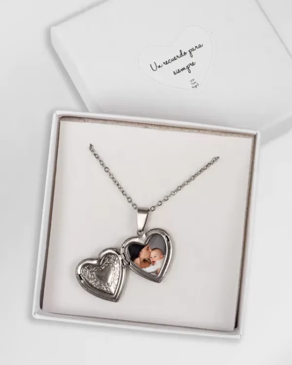 Producto - Collar Acero Relicario