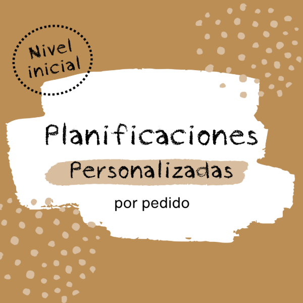 Producto - Planificaciones personalizadas
