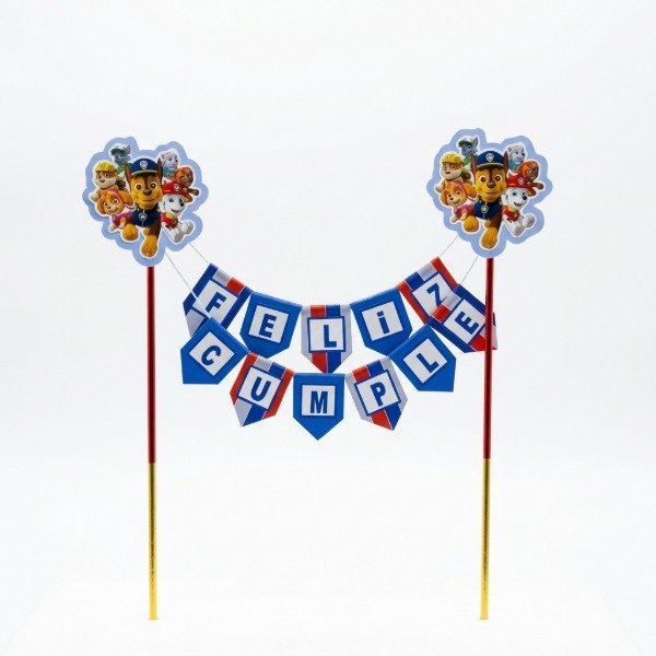 Producto - Topper banderin paw patrol - 1