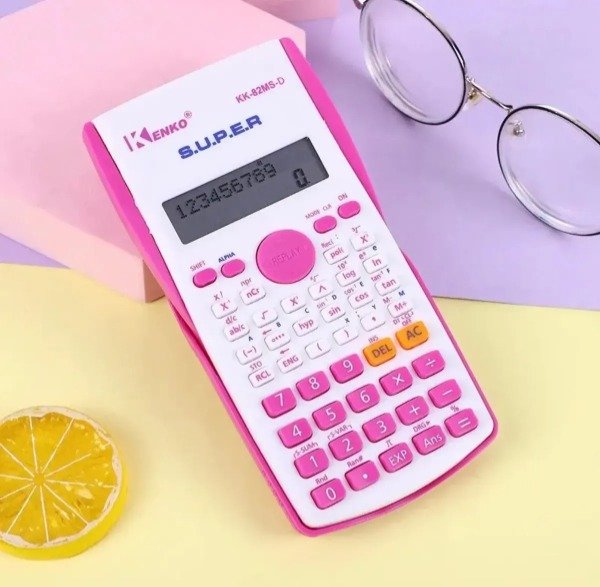 Producto - Calculadora Científica KENKO 10+2 Digitos kk 82ms FUCSIA - 3