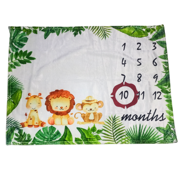 Producto - Manta cumple mes verde piel