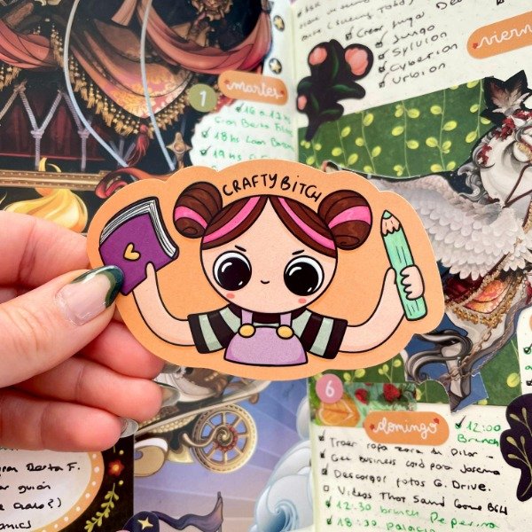 Producto - Sticker die cut OPP Crafty Bitch