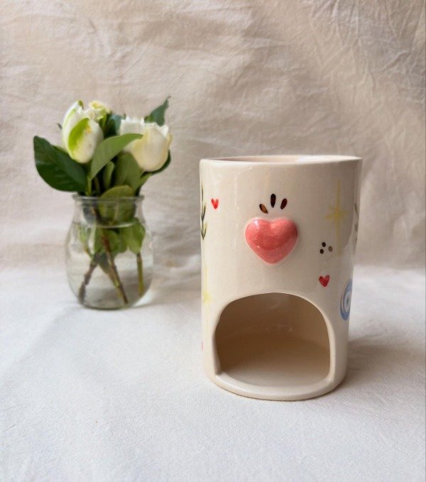 Producto - Hornito con corazón rosa y ojo turco