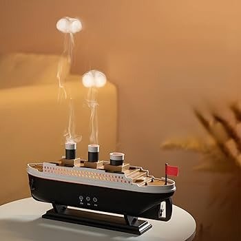 Producto - Humidificador Barco "Titanic" con luces Led