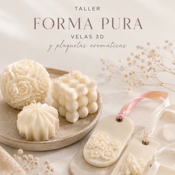 Producto - Taller Velas 3D y Plaquetas Aromáticas - Fórmula Forma Pura - 0