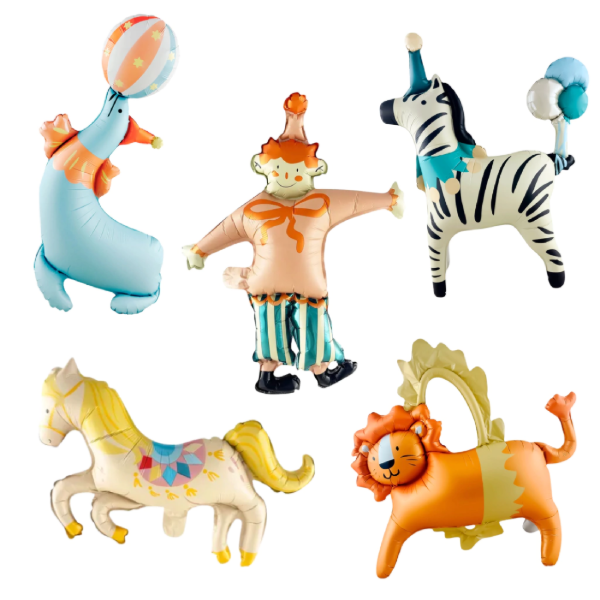 Producto - SET DE GLOBOS "CIRCO PARTY" X 5UN.
