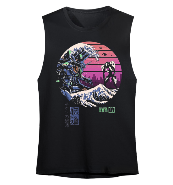 Producto - Musculosa Sudadera Evangelion Ola Oriental
