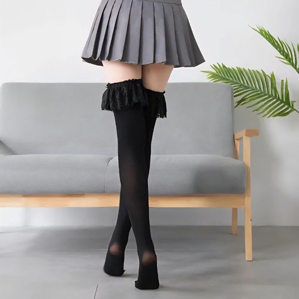 Producto - Bucaneras Coquette Blanco y negro - 2