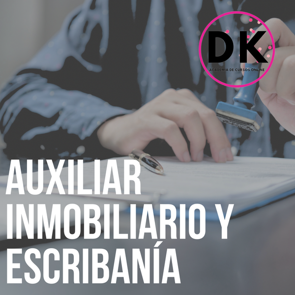 Producto - AUXILIAR INMOBILIARIO Y ESCRIBANÍA