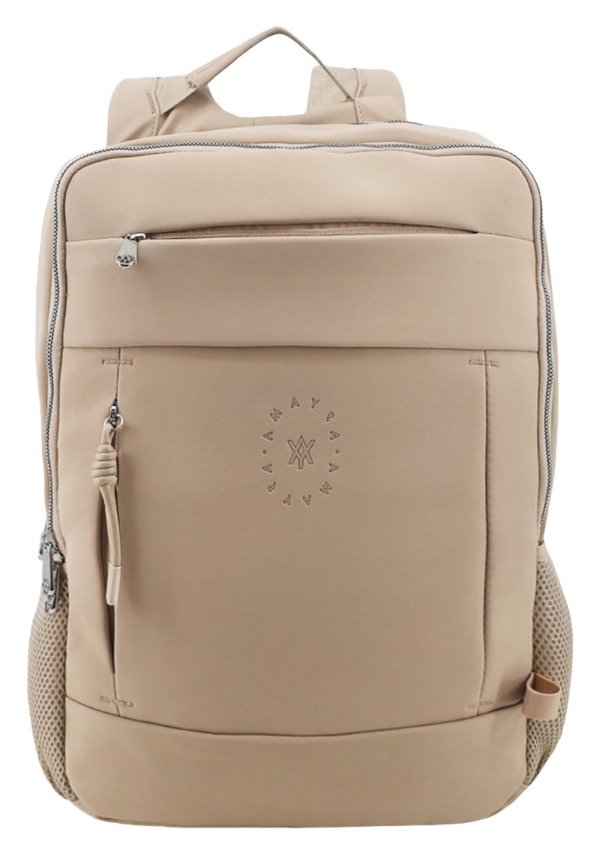 Producto - Mochila Amayra beige XXL con doble compartimento