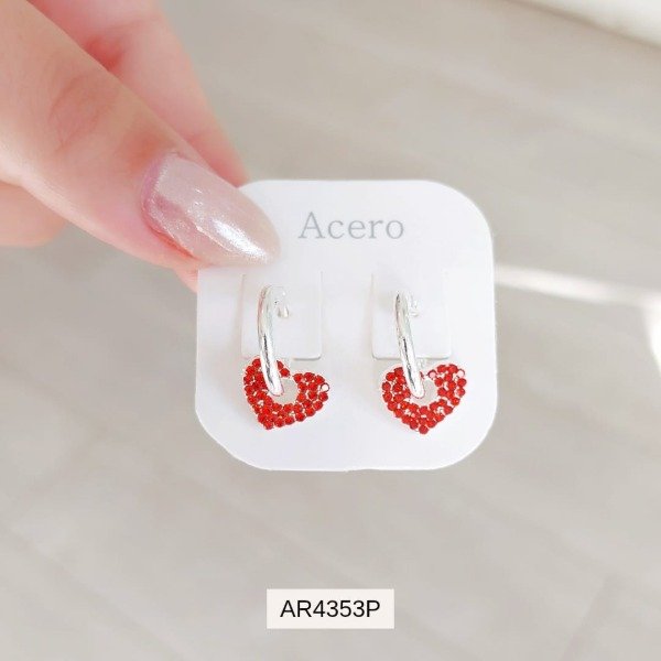 Producto - Aro argolla m. pave - varios colores