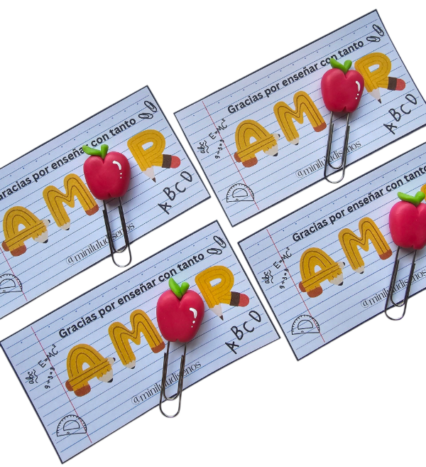 Producto - Clips día del maestro x unidad