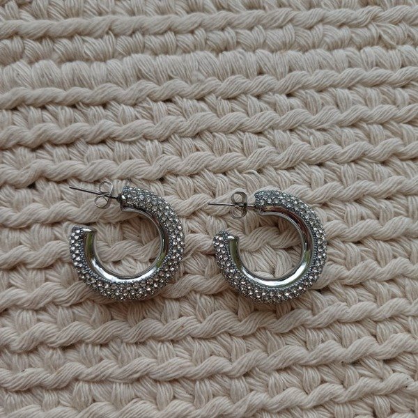 Producto - Aro argolla strass