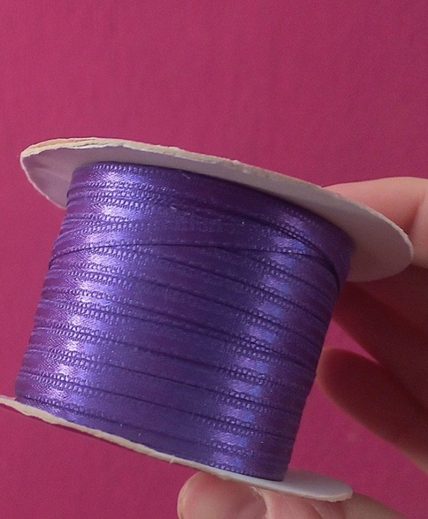 Producto - REMANENTE CINTA DE RASO NÚMERO 0 COLOR VIOLETA X 19 METROS