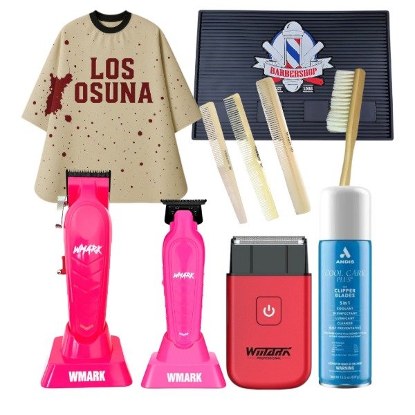 Producto - COMBO WMARK PINK + SHAVER MINI + COOL CARE + CAPA + ALFOMBRA + CEPILLO + VENADOS