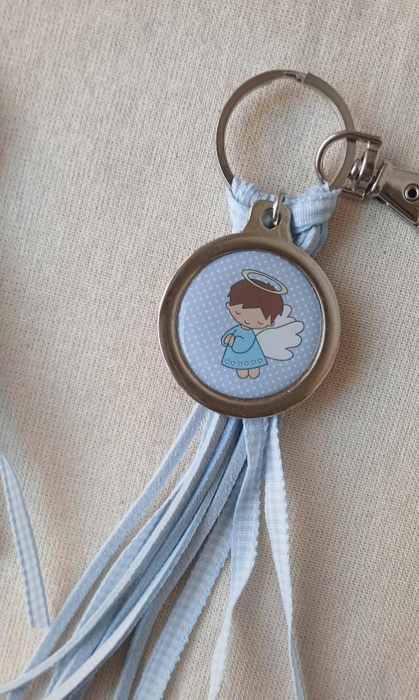 Producto - Bendición de Bolso Llavero Advocación - Angelito - 0