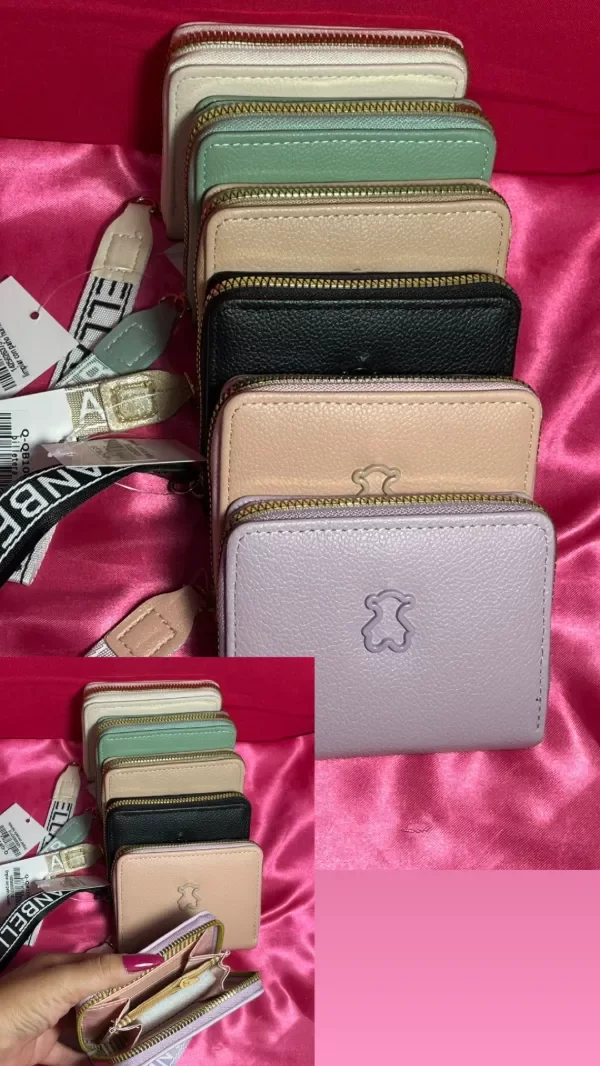 Producto - billetera cuadrada un cierre dan bella qb100