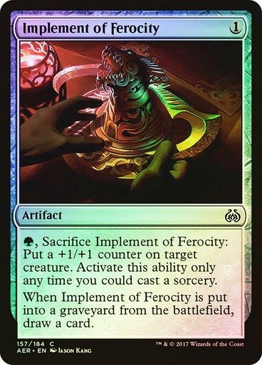 Producto - Implement of Ferocity Foil  Aether Revolt