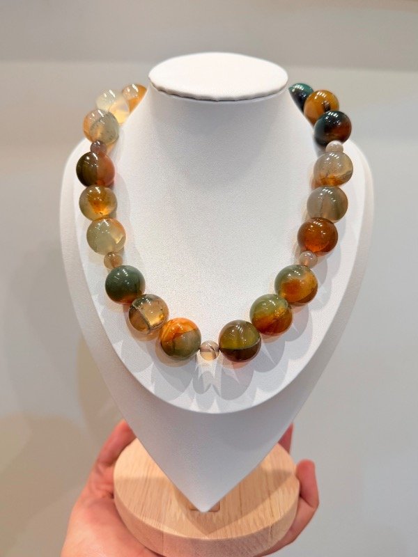 Producto - Collar MAXICRISTAL - Ágata mix