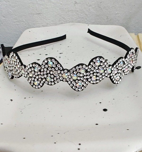 Producto - Vincha Moños Cubik y Strass