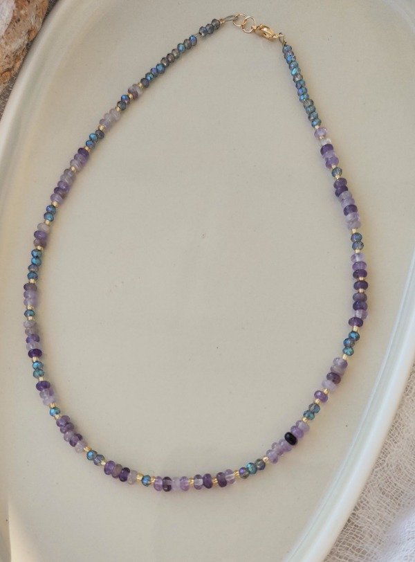 Producto - Collar donitas amatista