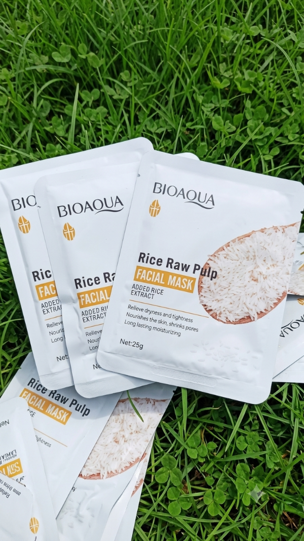 Producto - Mascarilla facial de pulpa de arroz