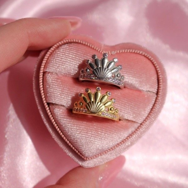 Producto - Anillo Merlia Barbie- Enchapado en oro 18k regulable
