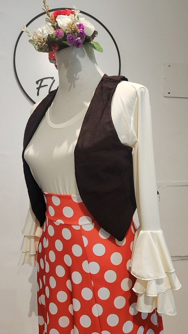 Producto - CHALECO COTTON SATEN ABANO