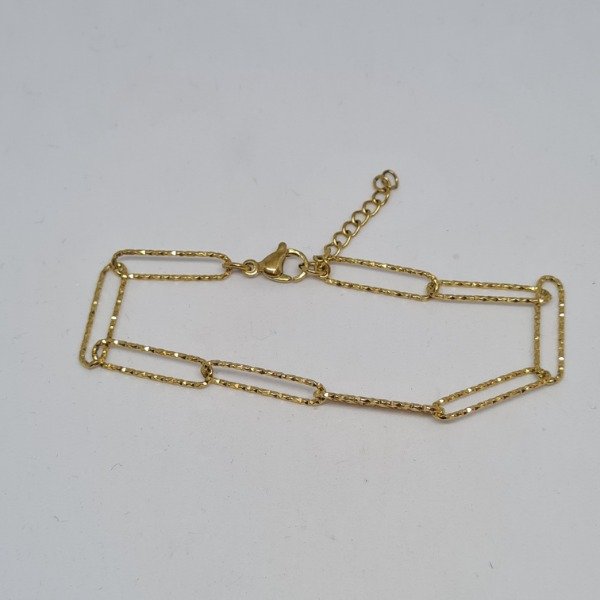 Producto - Pulsera ganchitos dorados