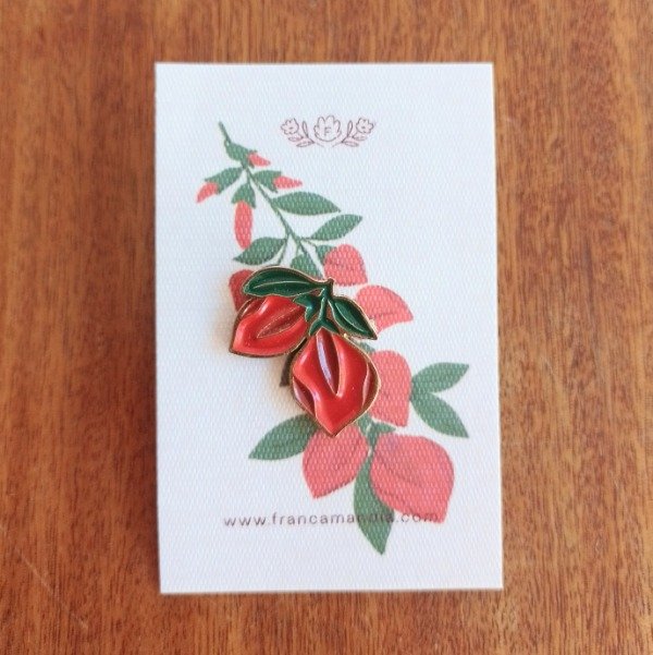 Producto - Pin Metálico ilustrado - Ceibo