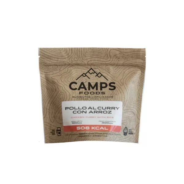 Producto - ALIMENTO POLLO AL CURRY CON ARROZ CAMPS FOODS