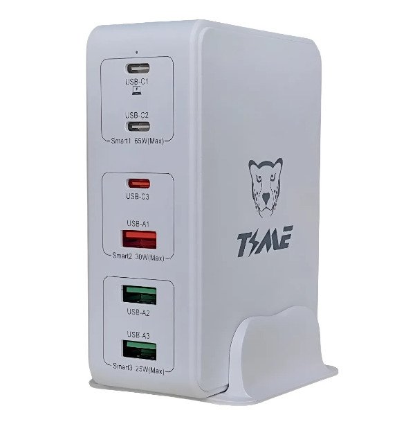 Producto - Zapatilla estación de carga USB-Tipo C Time 120W
