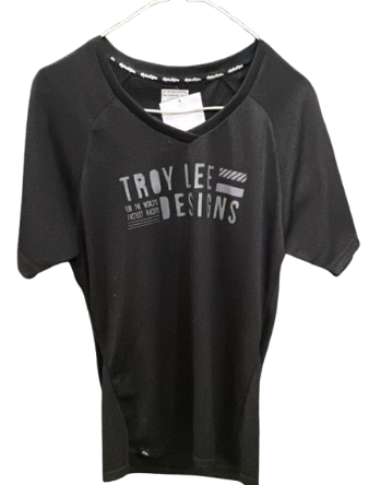 Producto - JERSEY TROY LEE DESIGNS NEGRA MANGA CORTA DAMA E50